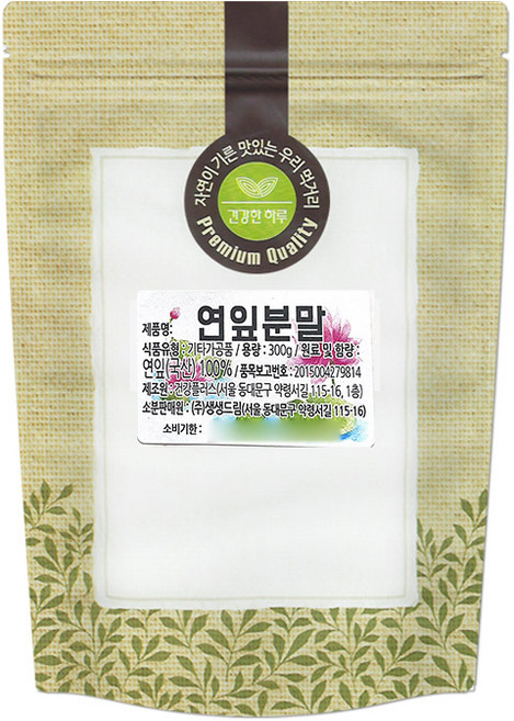 생생드림 연잎 분말, 1개, 300g