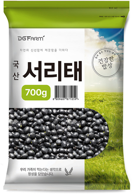 건강한밥상 국산 서리태, 700g, 1개