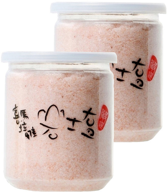 Royal Chef 天廚國際 喜馬拉雅山岩鹽 細粒 富含礦物質 帶出食材鮮甜, 400g, 2罐