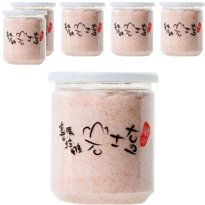 Royal Chef 天廚國際 喜馬拉雅山岩鹽 細粒 富含礦物質 帶出食材鮮甜, 400g, 6罐