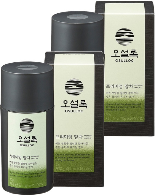 오설록 프리미엄 말차, 40g, 1개입, 2개