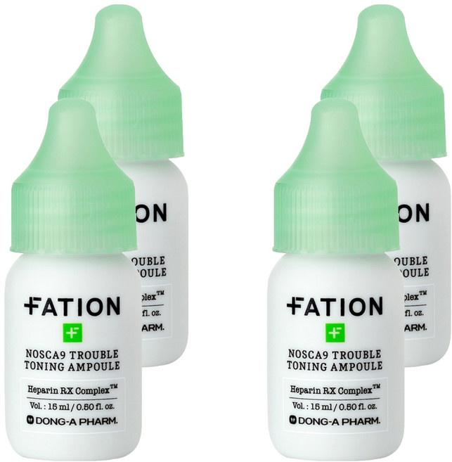 파티온 노스카나인 트러블 흔적 앰플, 15ml, 4개