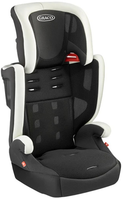 Graco 輔助汽座 2114507 AIR POP 2~12歲, 白武士 黑色, 1個