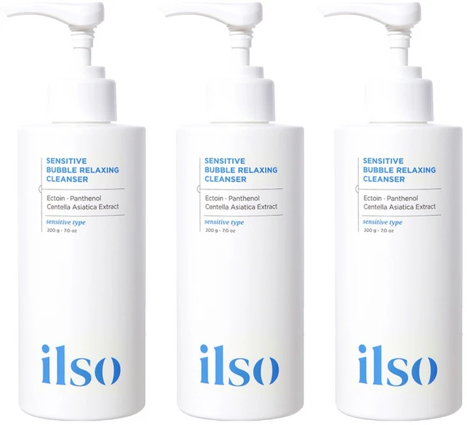 일소 센서티브 버블 릴렉싱 클렌저, 3개, 200g - 쿠팡