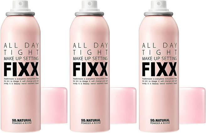 쏘내추럴 올 데이 타이트 메이크업 세팅 픽서, 75ml, 3개