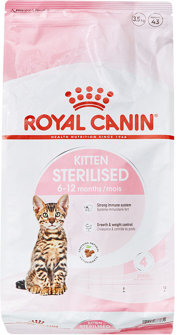 로얄캐닌 키튼 스테럴라이즈드 기능성 사료, 다이어트, 3.5kg, 1개
