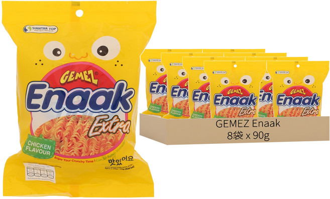 GEMEZ Enaak 韓式小雞麵 雞汁味, 90g, 8袋