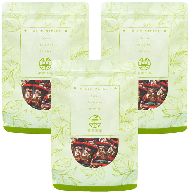 GreenMarket 菓青市集 黑糖話梅糖, 230g, 3包