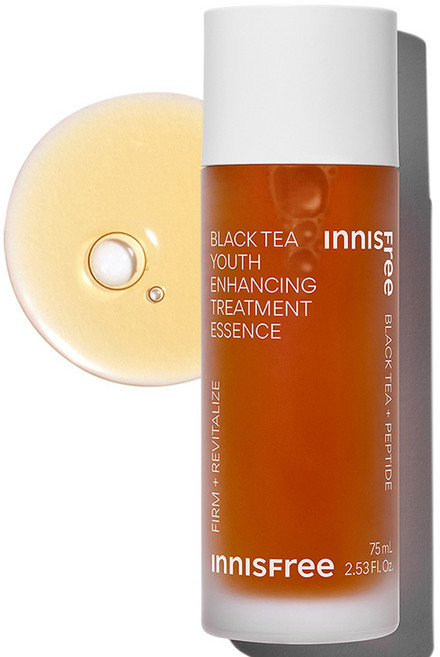 이니스프리 블랙티 유스 인핸싱 트리트먼트 에센스, 75ml, 1개