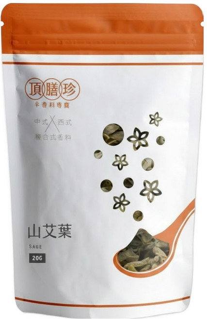 頂膳珍 山艾葉, 20g, 1包