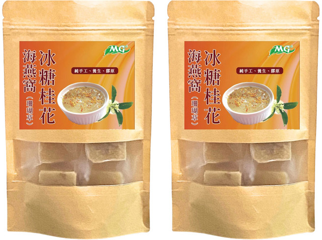 茂格生機 冰糖桂花海燕窩 (珊瑚草), 280g, 2包