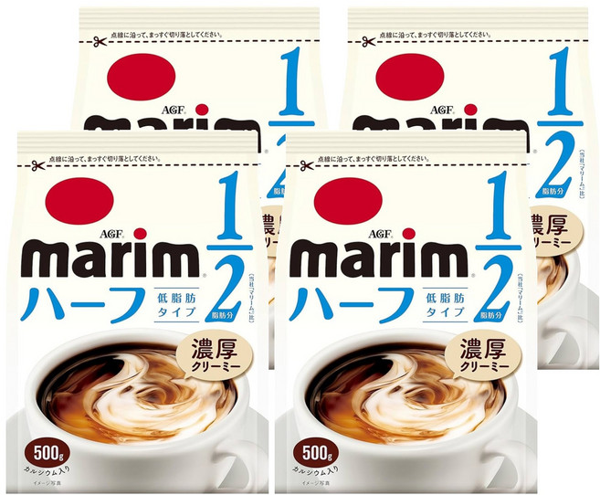 AGF marim 低脂肪奶精粉, 500g, 1包, 4包