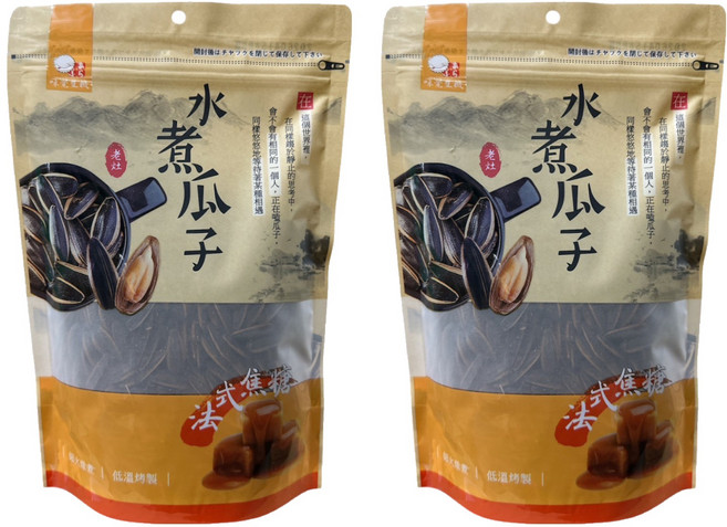 味覺生機 水煮瓜子 法式焦糖風味, 360g, 2包