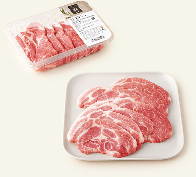 도드람 THE짙은 목심 구이용 (냉장), 600g, 1개