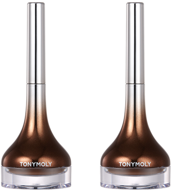 TONYMOLY 星級持久顯色眼線凝膠Z, 03 Pearl Brown, 2支