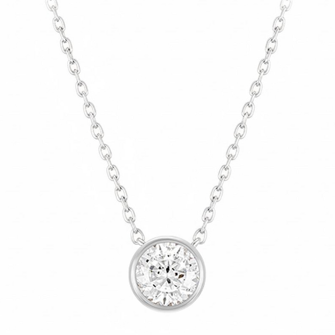 J.ESTINA 女款 WHITEMOND 項鍊 + 購物袋