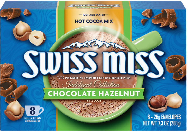 SWISS MISS 義式榛果可可粉, 26g, 8包, 1盒