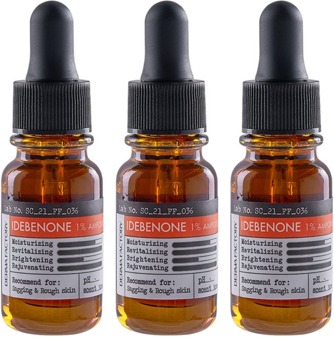 더마팩토리 이데베논 1% 앰플, 10ml, 3개
