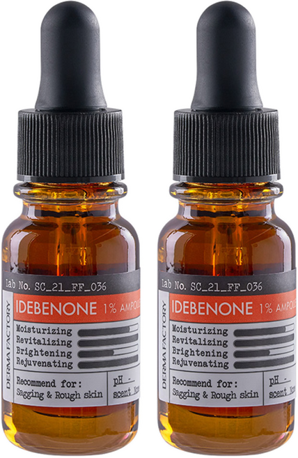 더마팩토리 이데베논 1% 앰플, 10ml, 2개