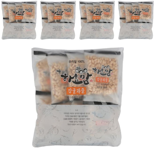 하효맘 감귤과즐 8p, 240g, 5개