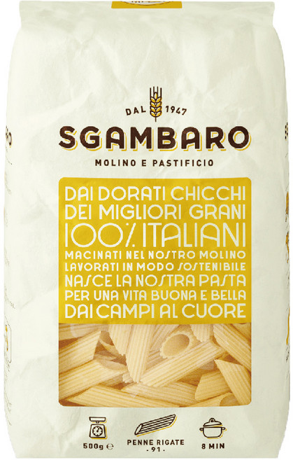 SGAMBARO 義大利筆尖麵, 1包, 500g