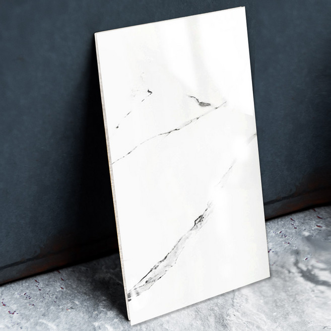 데코리아 고광택 대리석 폼블럭 시트지, TG-906 비앙코 화이트, 40개