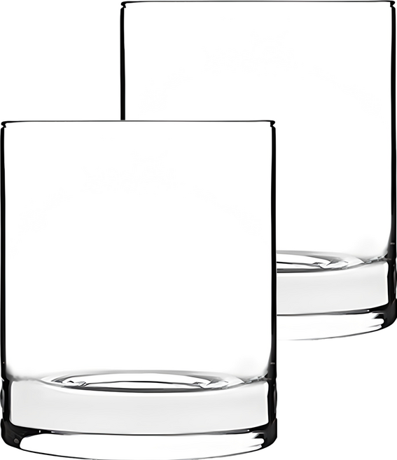 Luigi Bormioli 無鉛水晶直筒威士忌杯禮盒 2個, 1盒