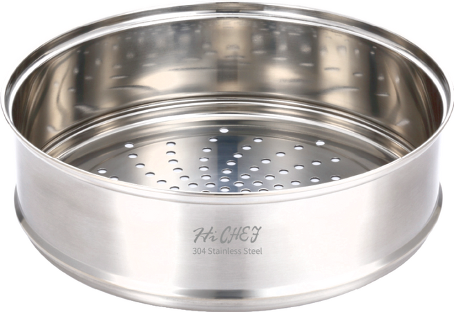 Hi CHEF 掌廚 304不鏽鋼蒸籠 30cm 大口徑快速加熱, 1個