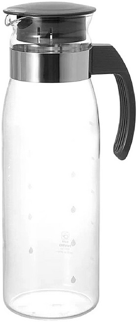 HARIO 好璃奧 便利耐熱玻璃壺, 透明色, 1個, 1.4L