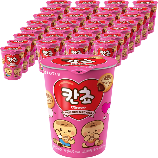 롯데웰푸드 칸쵸 컵, 88g, 30개