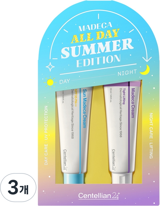 Centellian 24 森特蓮 積雪草乳霜緊緻特別套組 Madeca All Day 夏日限定版 2入, 3個