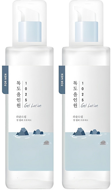 라운드랩 포 맨 1025 독도 젤 로션 올인원, 200ml, 2개