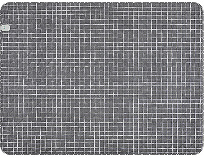 곰표한일 전자파안심 EMF 탄소매트 전기장판 사각딥그레이 MSP-Y170ND, 더블(135 x 180 cm)