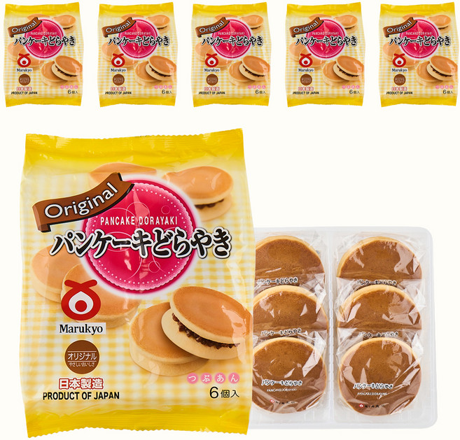 마루쿄 팬케이크 도라야끼, 310g, 6개