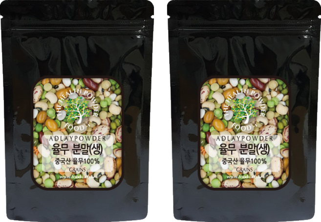 스쿨아이 중국산 생 율무 분말, 200g, 2개