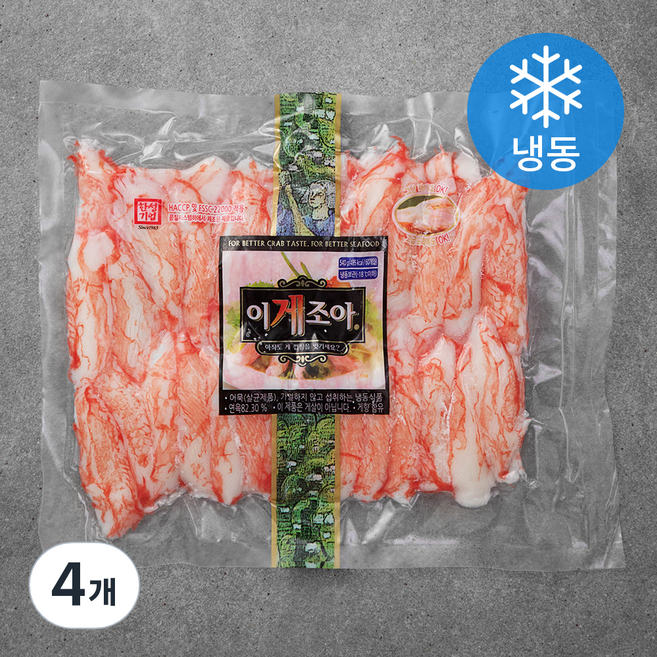 한성기업 이게조아 F 맛살 (냉동), 540g, 4개