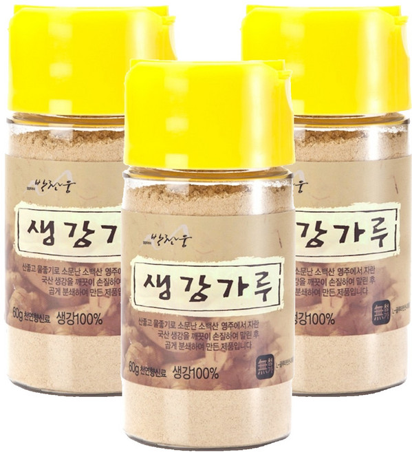 현재농원 박찬웅 생강가루, 60g, 3개