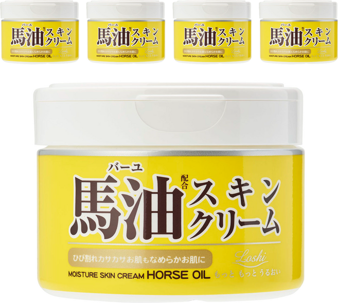 Loshi 樂絲 馬油保濕乳霜 天然配方, 220g, 5件