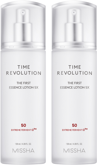 미샤 타임 레볼루션 더 퍼스트 에센스 로션 파이브엑스, 130ml, 2개