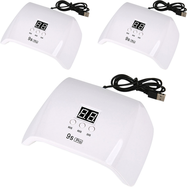 네일 젤램프 120W FuN Lamp - 02, 화이트, 3개