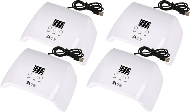네일 젤램프 120W FuN Lamp - 02, 화이트, 4개