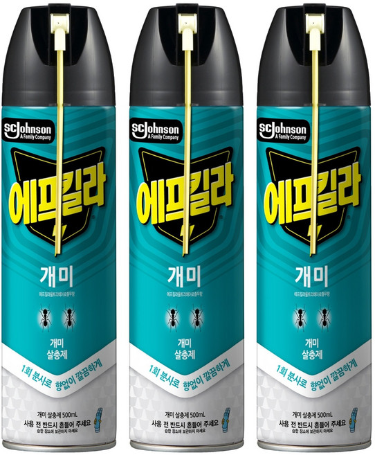 에프킬라 개미살충제, 500ml, 3개
