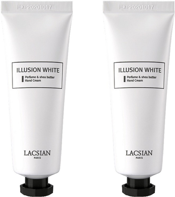 라끄시안 퍼퓸 핸드크림 일루션 화이트, 100ml, 2개