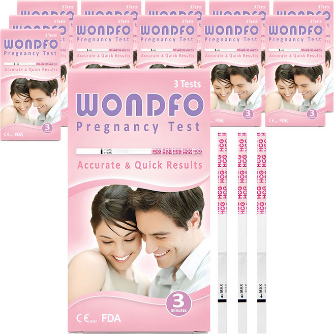 원포 임신테스트기, 3개입, 12개