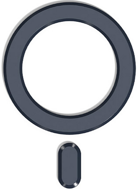 밸류엠 맥세이프 호환 플레이트 자석 스티커, 네이비, 1개