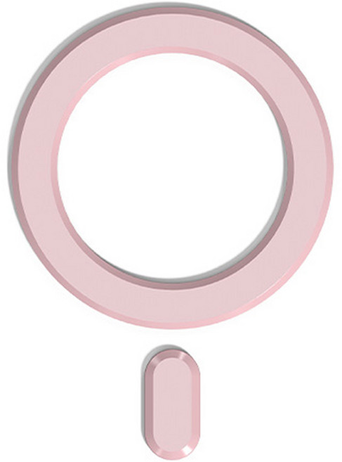 밸류엠 맥세이프 호환 플레이트 자석 스티커, 핑크, 1개