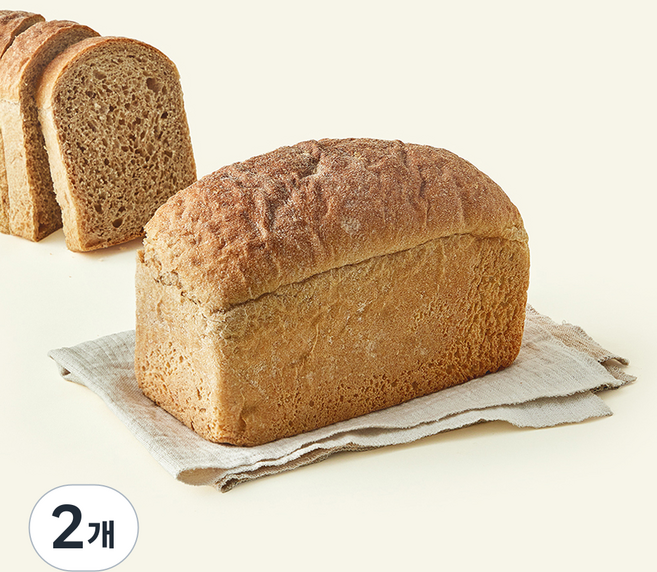 바른식방 통밀 식빵, 660g, 2개