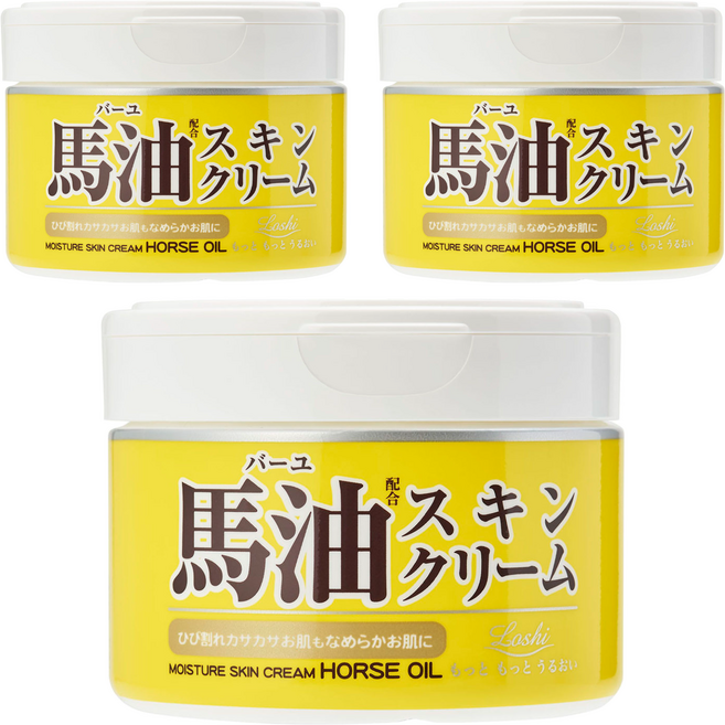 Loshi 樂絲 馬油保濕乳霜 天然配方, 220g, 3件