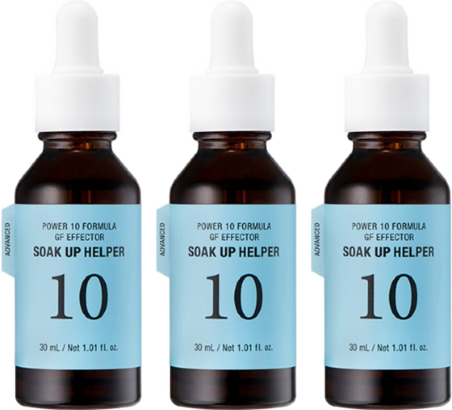 It’S SKIN Power 10 GF 粉紅瓶高效修護保濕精華液, 30ml, 3個