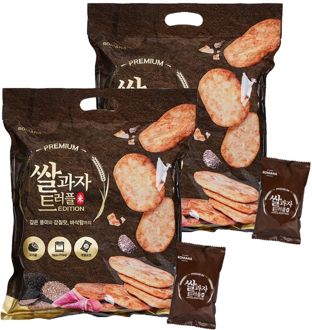 로마나 쌀과자 트러플 41p, 2개, 346g